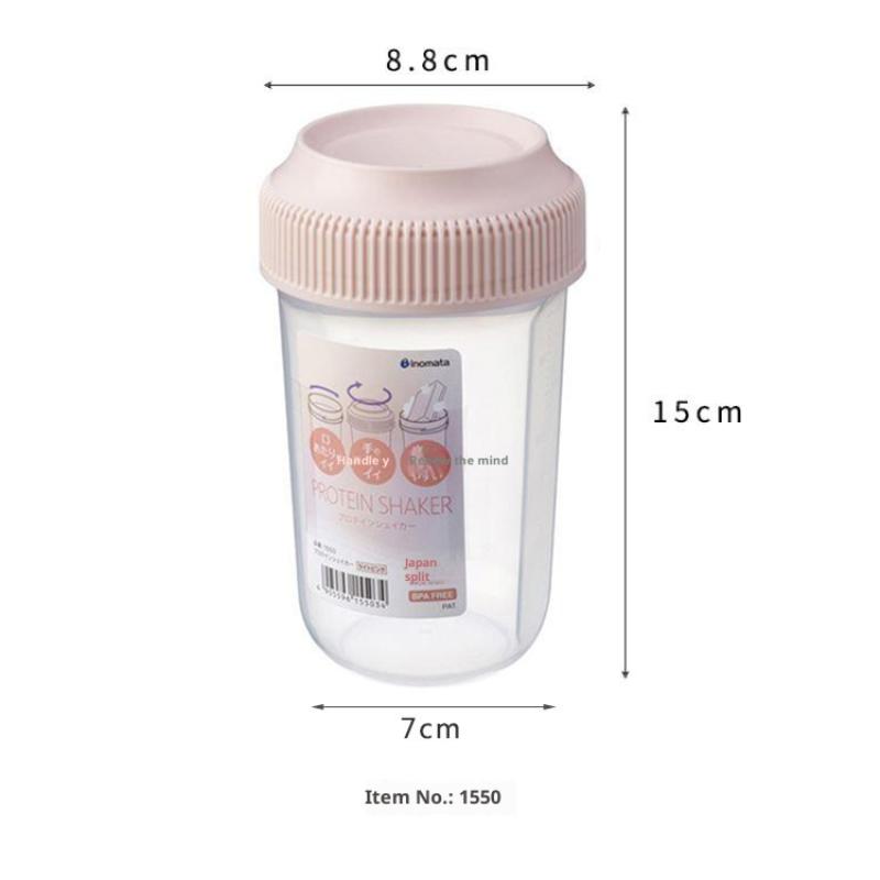 

400 Ml Fitness Shaker Cup For Men And Women Sports Protein Powder Milkshake Mixing Cup Health And Beauty Home Goods рожевий