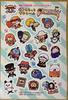 One Piece 21st Anniversary Mini Clear File Kanahei SP Collaboration Loose Petit Sticker for Weekly Shonen Jump Issue 34 Special Bonus Supplement &