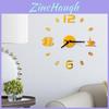 Versatile 3d Diy Coffee Cup Acrylic Mirror Wall Sticker Clock For Any Room Decor