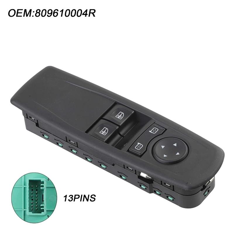 Electric Power Master Window Switch For Renault Megane III 2010~2016 Front Left Lifter Control Button Car Accessories 809610004R