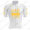 Weißes Team Fahrradtrikot Set Herren Fahrradbekleidung Sets Sommer Rennrad T-Shirts Anzug Fahrrad Trägerhosen MTB Trikot