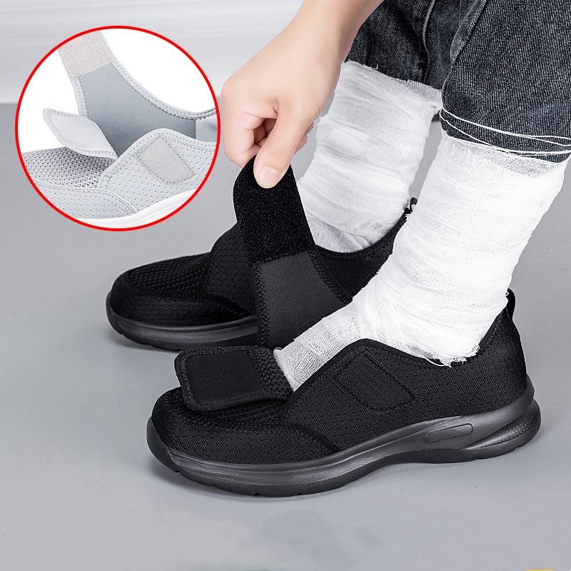 Original Unisex New Orthopedics Wide Feet Swollen Shoes Couple Thumb Eversion Adjusting Soft Comfortable Diabetic Walking Shoes