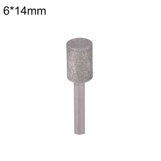 3/6mm Shank Diamond Coated Rotary Grinding Head Jade Stone Metal Carving Tool