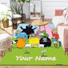 Custom 1Pc Barbapapa Adventure Rug Office Carpet Indoor Outdoor Entrance Doormat Nonslip Soft And Comfortable Living Room D9153