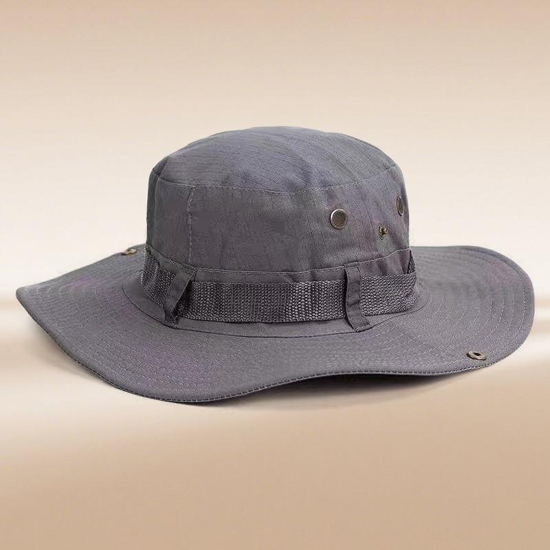 Bucket Hat Men's Tide Summer Outdoor Four Seasons Mountaineering Western Cowboy Hat Sunshade Sun Protection Camping Hat