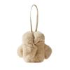 Fashion Faux Rabbit Fur Bag Charm Clothing Shape Soft Key Decoration Backpack Decoration Women Accessories