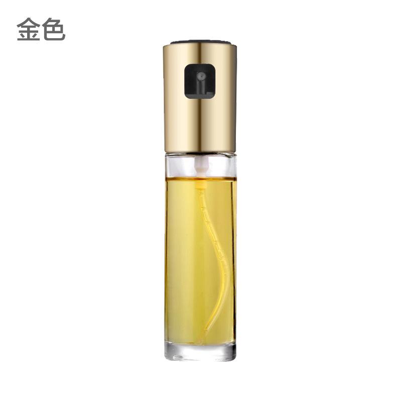 Press-type oil bottle, barbecue spray oil bottle, kitchen glass oil control bottle, oil spray bottle, oil spray pot