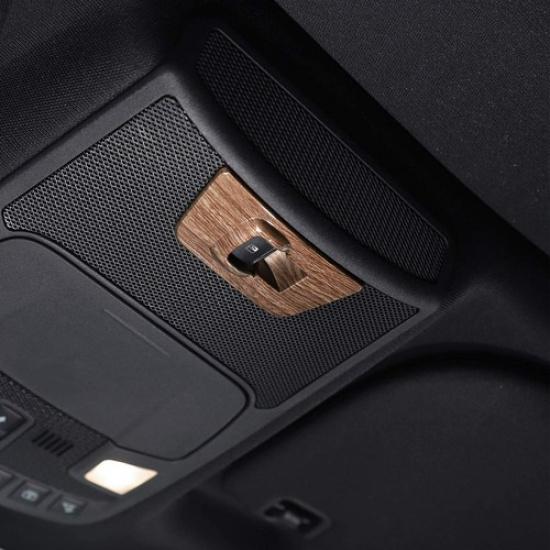 Wood Grain Window Lift Panel Switch Covers Trim for 15-20 Ford F-150 Accessories