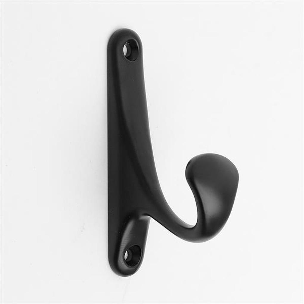 Nordic style single hook hanger (black) / wardrobe wall hanger