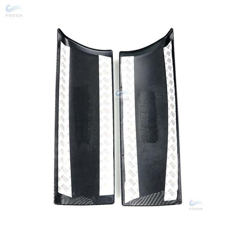 Car Accessories ABS Carbon Texture Center Control Armrest Box Cover Trim For Mercedes Benz C GLC Class W205 X253 2015