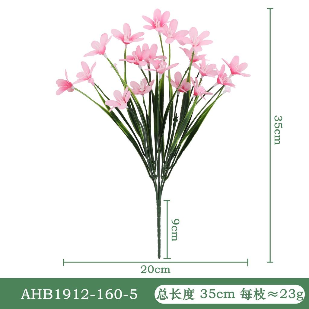 Realistic Plastic Flower Bouquet For Wedding Home And Hotel Decor Variety Of Colors Available