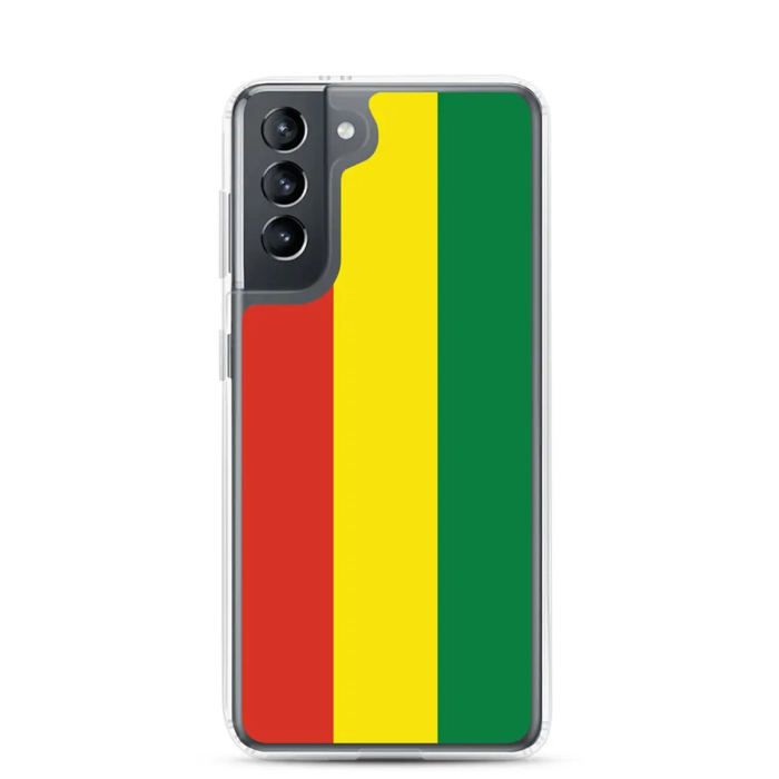 Coque Téléphone - Samsung - Galaxy S21 Plus - Drapeau Bolivie - Souple - Multicolore