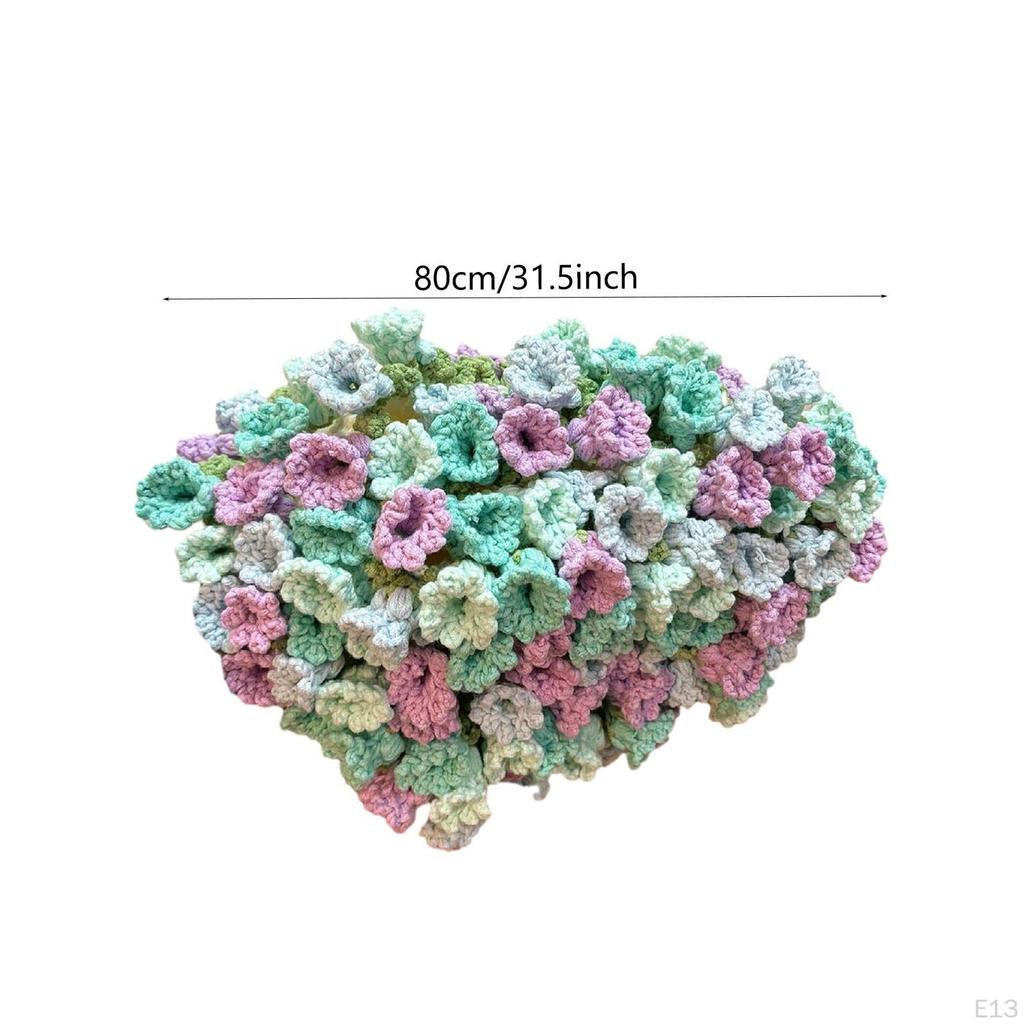 Bouquets Blanket Crochet Kit Starter for Birthday Present Wedding