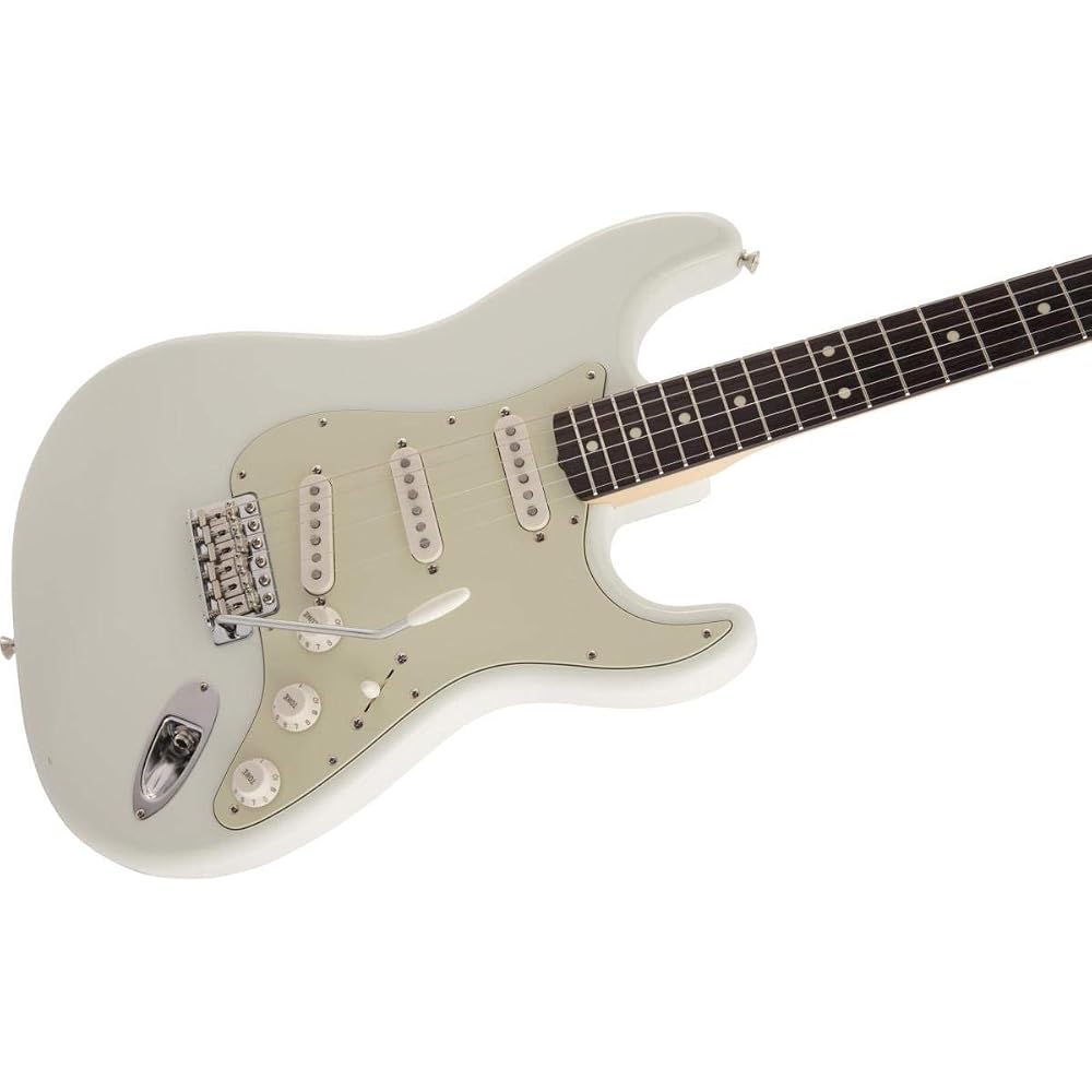 Fender Traditional 60s Stratocaster Electric Guitar Made in Japan Rosewood Fingerboard Olympic White