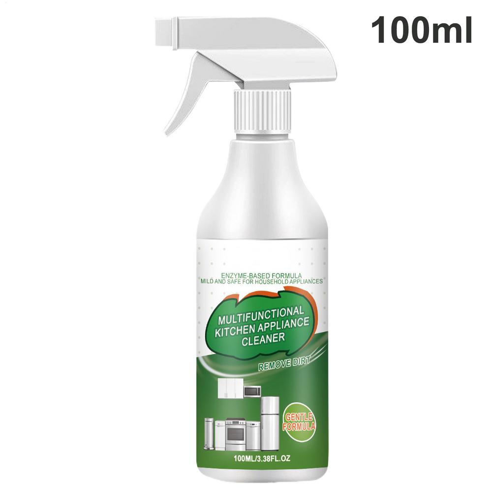 Kitchen Cleaning Spray 100ml Kitchen Grease Oil Remover Spray Effortless Cleaning of Stovetops Ovens Range Hoods Cleaning