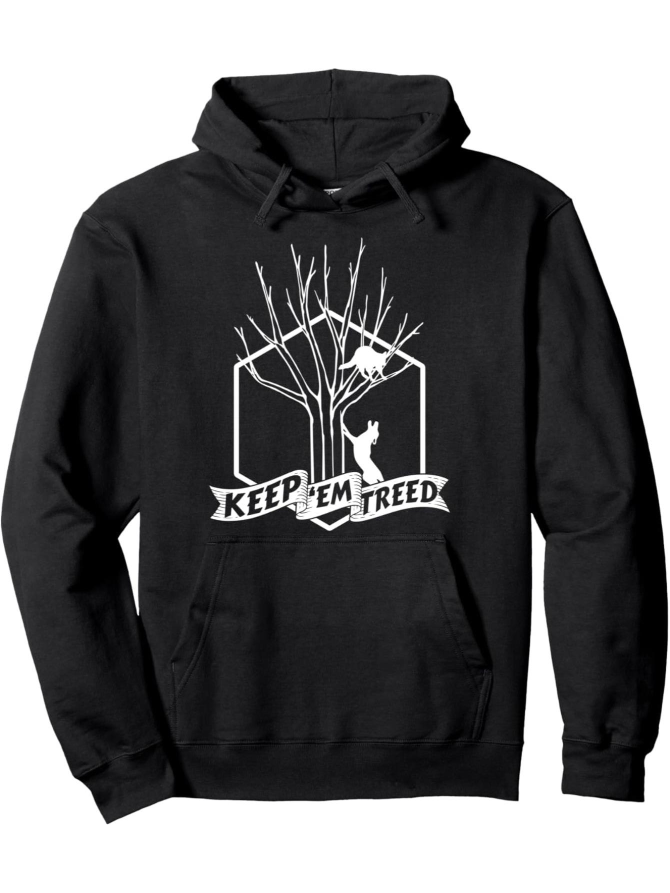 

Treed Vinatage Hunting Equipment Pullover Hoodie - Comfort Meets Style - Best Gifts for Men Women Dad Mom Sister Brother Friends 3XL