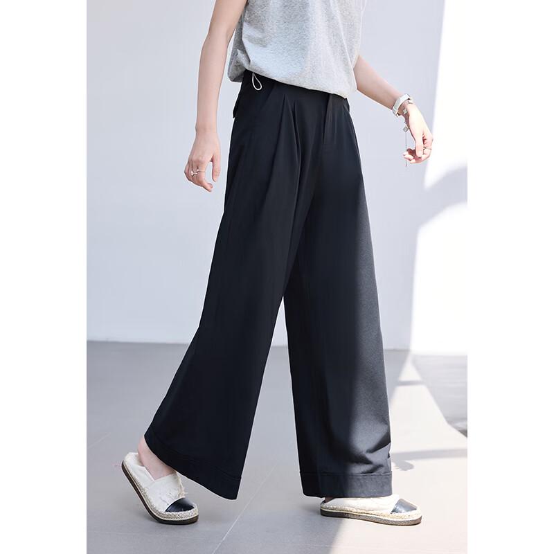 VICTORIA&VERA Women's Lightweight Straight-Leg Casual Pants V9015K02