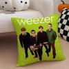 Casual daily music band style WWeezers Cushion Cover Linen Pillow Case Soft Breathable Protective Couch Room Decoration