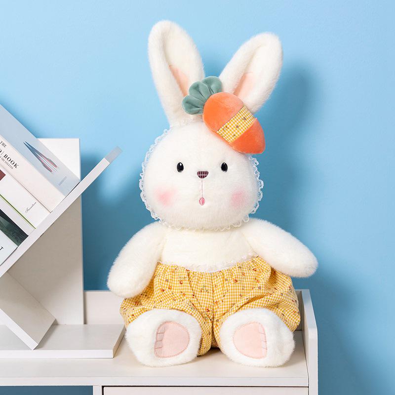 

Warm Sunshine Little Rabbit Plush Toy - Girlish Heart Carrot Doll for Children s Comfort and Sleep 36 cm