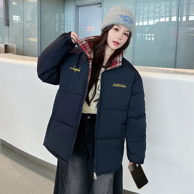 Autumn Winter Thicken Warm Parka Women Casual Sweety Solid Color Big Pocket Loose Jackets Outwear
