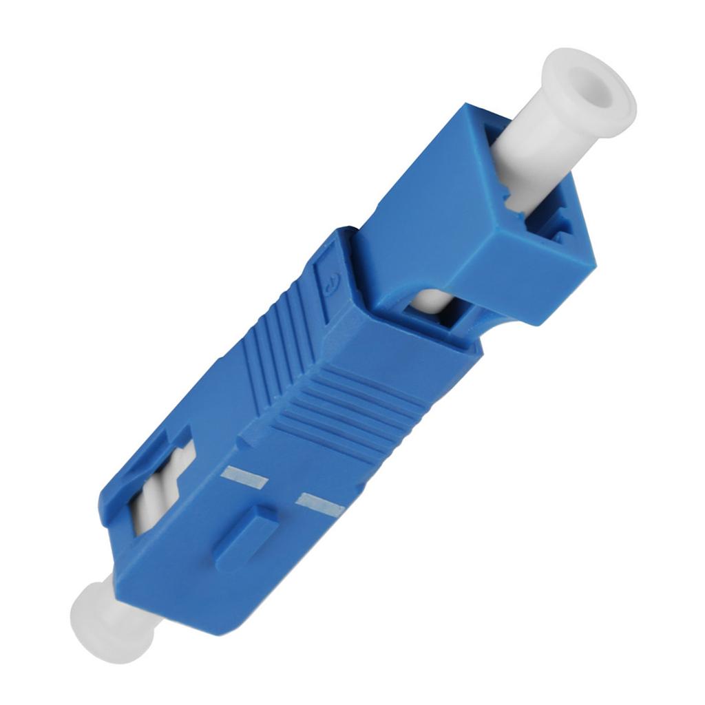 SC Male to LC Female Single Mode Fiber Optic Hybrid Optical Adaptor Converter