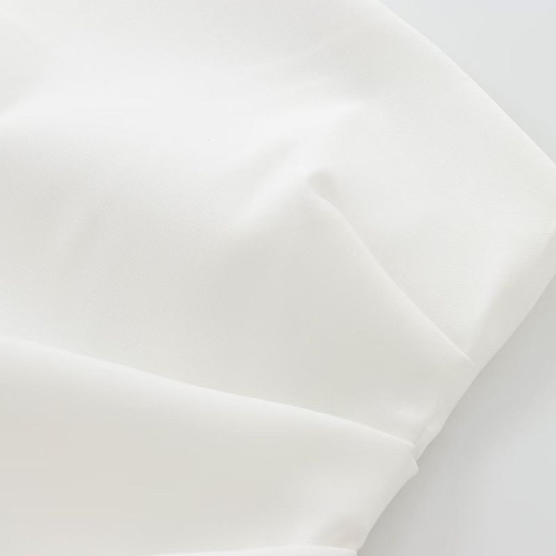 Kaslead New Arrival Women's Clothing Fashion Style Fashion Minimalist Silm Ruched Asymmetric Tops 0085837