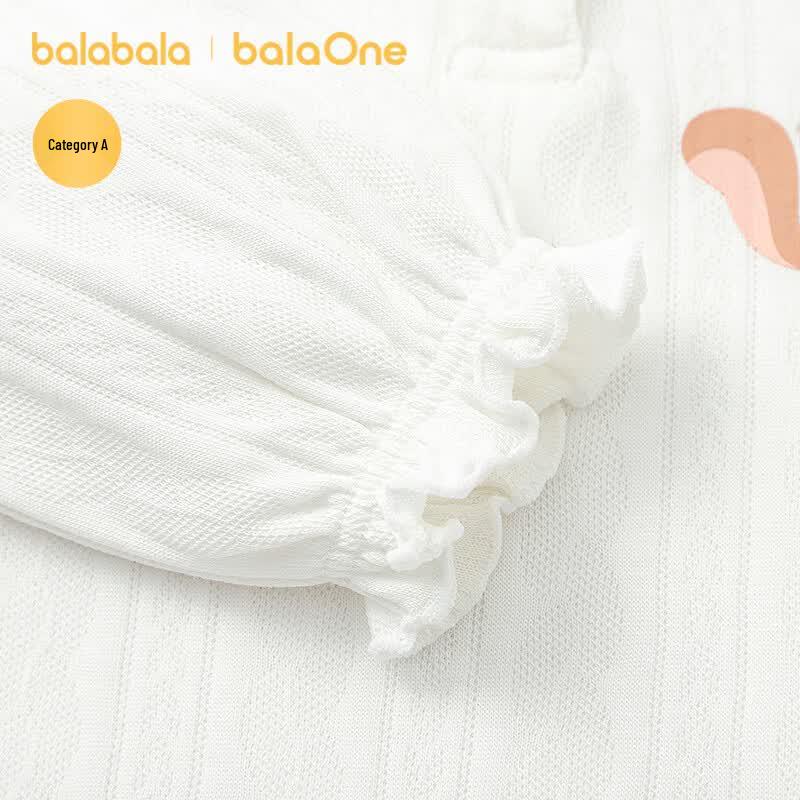 Balabala Girls' Pure Cotton Long-Sleeve T-Shirt