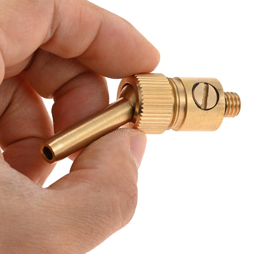 1PC M8 M10 M12 M12.5 M14 Male Thread Micro Pure Brass Jet Straight Water Curtain Fountain Nozzles Garden Pond Spray Head