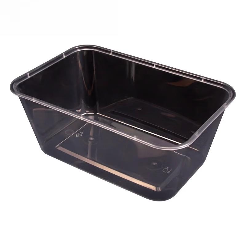 Disposable Rectangular Plastic Food Container