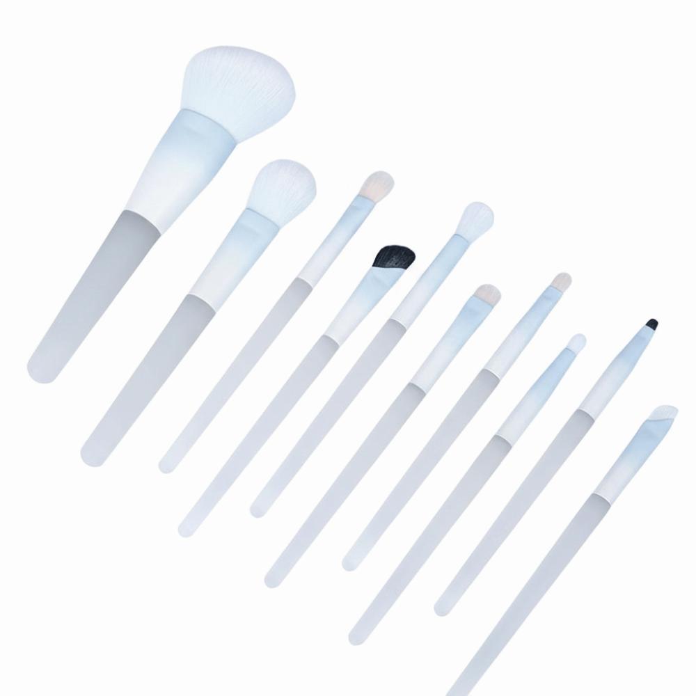 10Pcs Fluffy Makeup Brush Set Eyeshadow Brush Set Novice Beginners 10Pcs bush