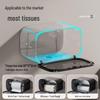 Luxury Wall-Mounted Tissue and Toilet Paper Box - No-Drill, Elegant Pull-Out Design