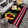 Chicago-Blackhawks Logo Bereichsteppich Geeignet für Innen- und Außenbereiche, Teppiche für Küchen, Häuser, Büros, Wohnzimmer, Heimdekoration, Weihnachtsgeschenk
