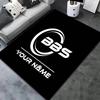 Bbs Gear Logo Custom Name Carpet Rug For Living Room Bedroom Home Sofa Decoration Kids Play Nonslip Floor Mat
