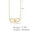 Mlluki 925 Sterling Silver 14K Gold Plated Irregular Twisted Pendant Necklace for Women