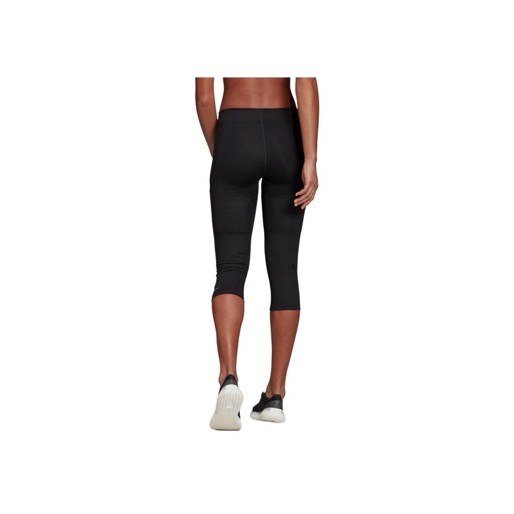 adidas Confortável Elegante Respirável Absorvente de Umidade Macio Amigável à Pele Ajuste Slim Treino Shorts Esportivos Sete Pontos Shorts Femininos Preto DT9298