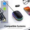 Virtual Mouse Mover Rotary Mouse Shaker Anti-Sleep Mover Automatic Mouse Movement with ON/OFF Switch for Computer Awakening