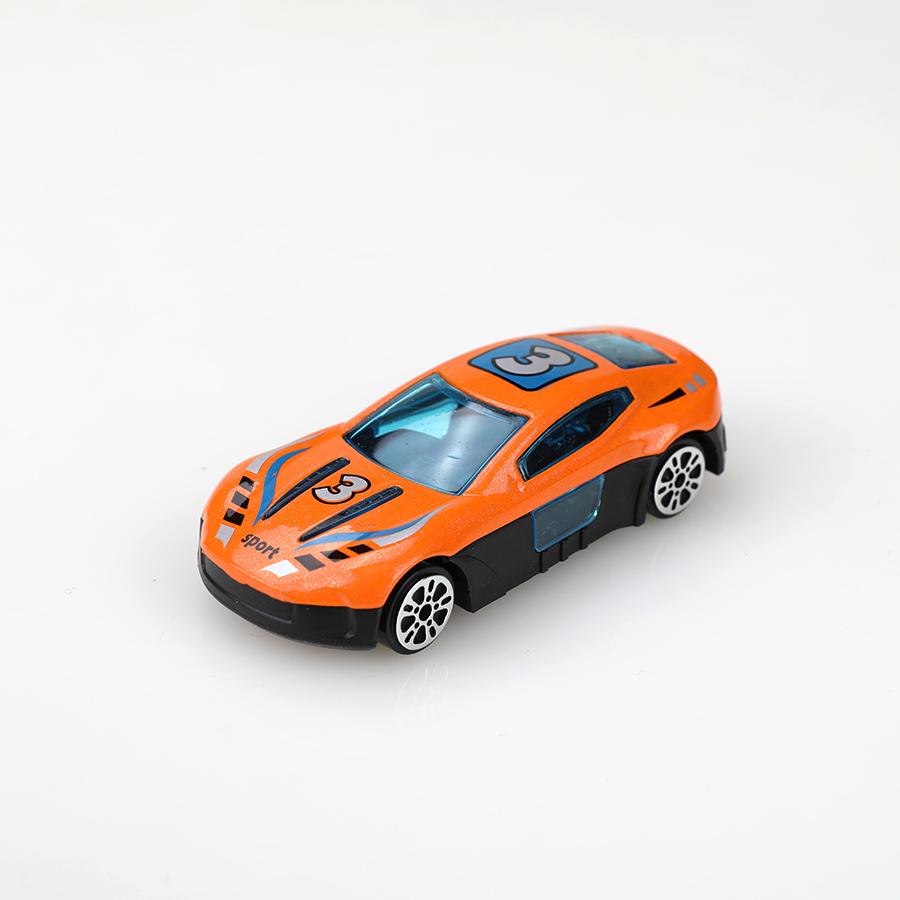 (Boxed) 1/64 Colorful Sci-Fi Mini Alloy Car Set, 6 Pieces, Die-cast Metal, Boy's Toy, Sliding Model, No Pullback.