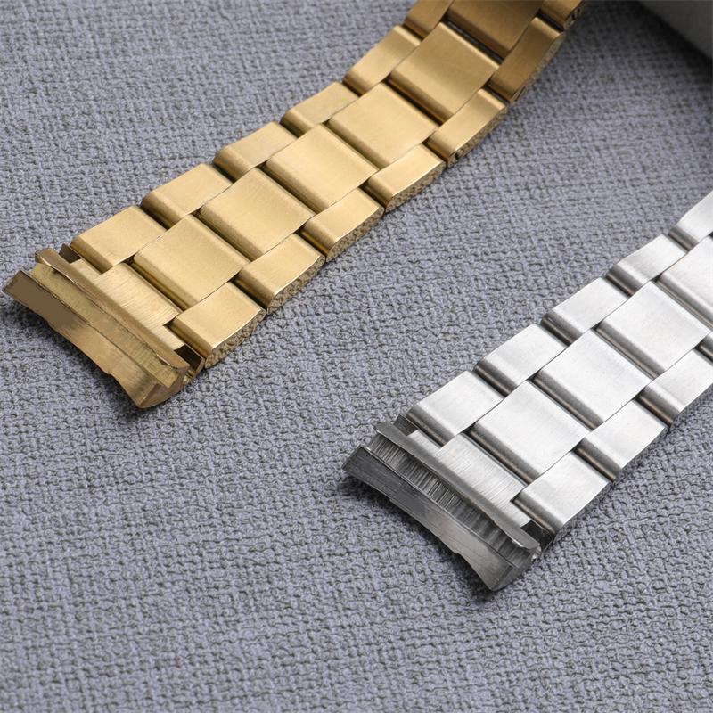 316L Stainless Steel Watchband For Rolex Strap For 40mm Dial SUBMARINER DAYTONA Watch Band Glidelock Buckle 20mm Bracelet