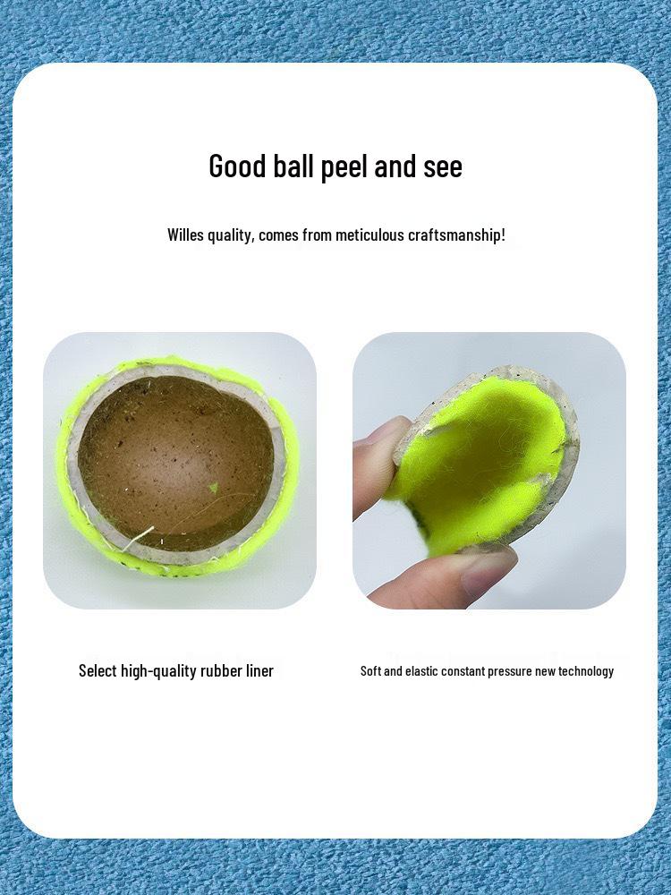 Wiles Durable High-Elasticity Beginner Tennis Ball - Wear-Resistant Training & Competition Ball