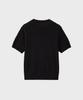 NOIRER Low Gauge Crop Half Knit (Black)