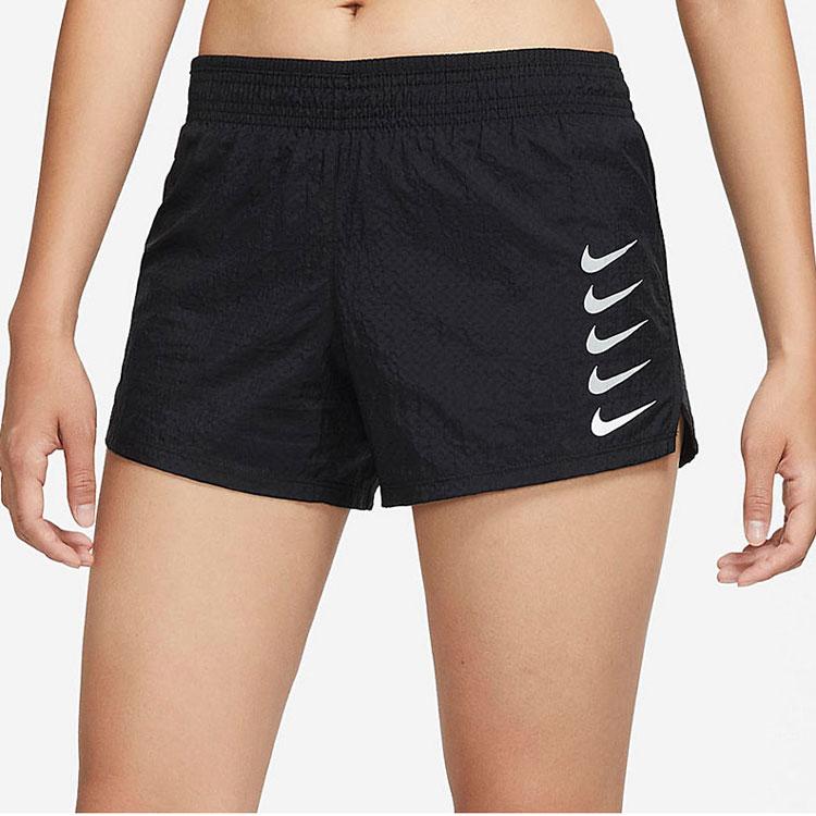 Nike Multi-Hook Breathable Casual Logo Sports Shorts Women Shorts Black DJ0928-010
