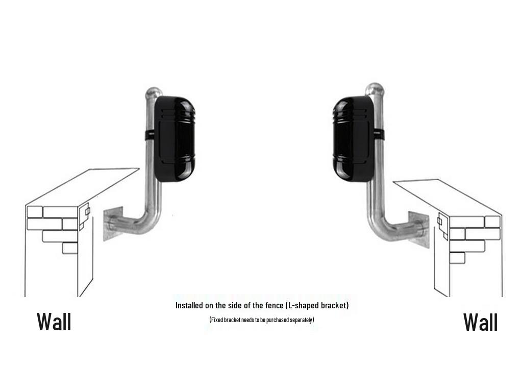 100m Dual Beam Infrared Detector Alarm for Doors, Windows & Perimeter Security