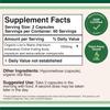 Pslalae Lion's Mane Mushroom Capsules, 1000 mg per serving, all-natural, suitable for both men and women.