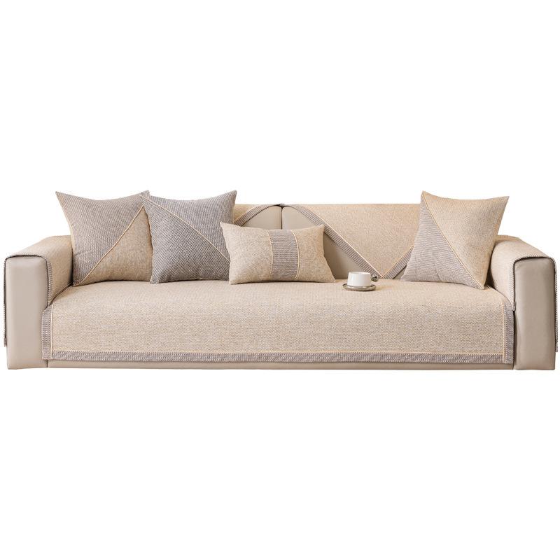 Sofa Cushion Four Seasons Universal Light Luxury High-End Sofa Cover  New Non-Slip Sofa Cover Cloth Towel Seat Cushion