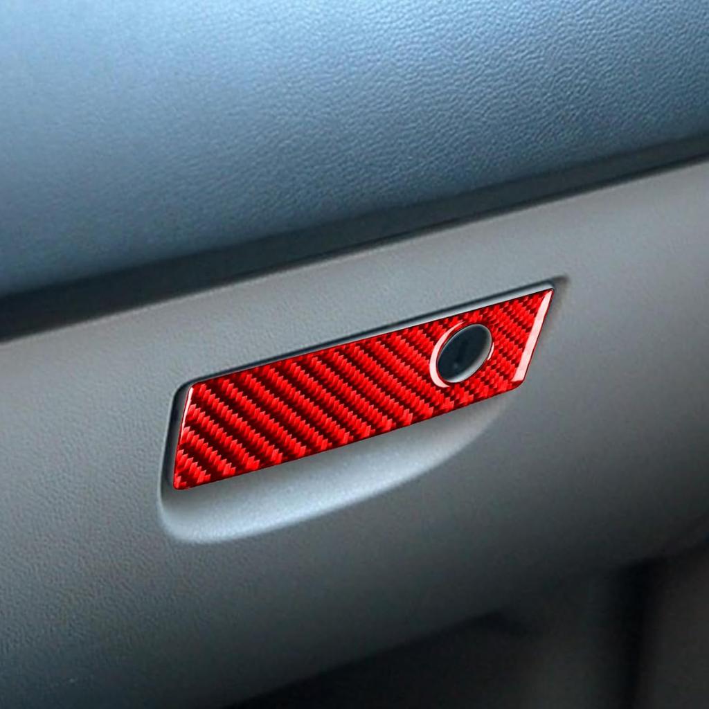 Real Premium Soft Carbon Fiber Interior Accessories Sticker Compatible with Chrysler 300 300C 2005 2006 2007 Car co 2006 Pilot Side Glove Box Storage