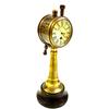 Námořní ručně vyráběné mosazné telegrafy pro námořní lodě Zvukový telegraf lodního motoru s hodinami pro domácí, kancelářské dekorace