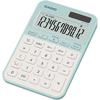Casio Design Calculator, Mini Just Series, Colorful, Light Green, 12-digit, MW-C20D-LG-N