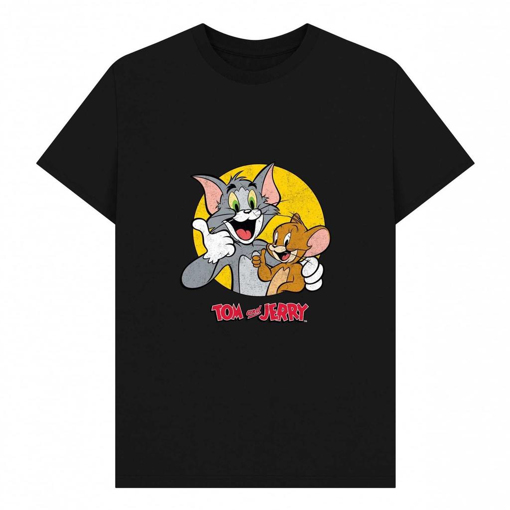 Tom and Jerry Unisex Adult Thumbs Up T-Shirt