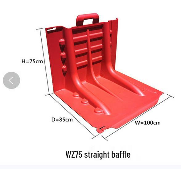 ABS L-Shaped Floodgate: Waterproof Barrier for Shop Entrances and Underground Garage Access