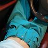 IELGY Korean Version Of The High-waisted Slim And Versatile Loose-fitting Buckle Design Wide-leg Straight-leg Jeans